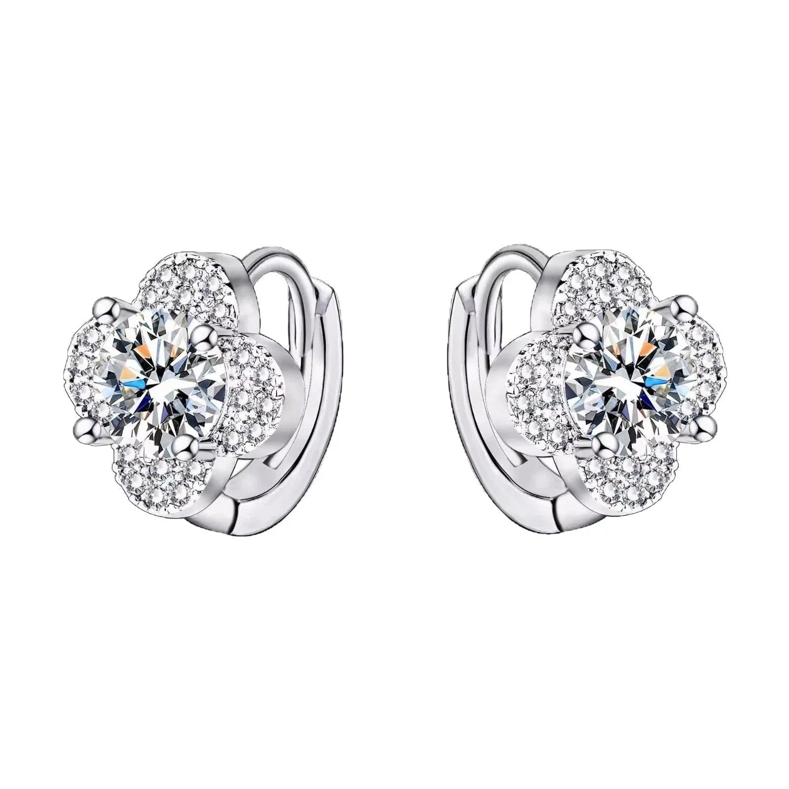 Clover Glimmer Earrings - Liora