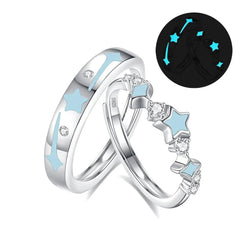Stardust Echo Band and Luminous Star Band | S925 Silver | Luminous enamel