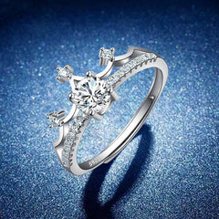 Glorious Crown Diamond Ring - Liora