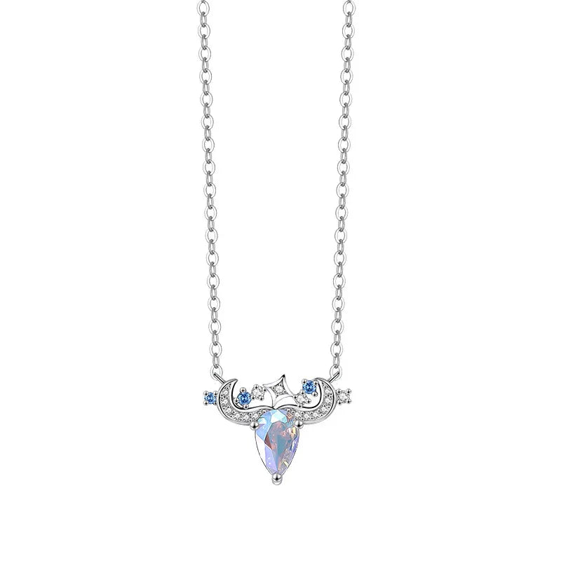 Celestial Guardians Zodiac Necklace | S925 Silver | Liora Crystal