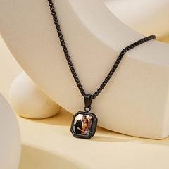 "Secret Heartbeat" Thermo-Sensitive Photo Locket Necklace