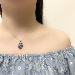 Enchanted Fox Ombré Necklace | S925 Silver | Liora Crystal