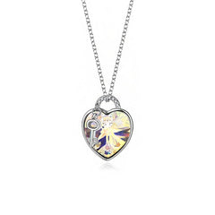 Heartlock Necklace  | S925 Silver | Liora Crystal
