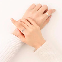 French "Je t'aime" Promise Pair | S925 Silver