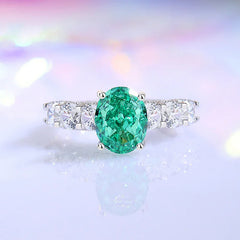 2.5 ct Nebula Spectrum Ring | S925 Silver | Liora Gems