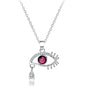 The DEMONIC Eye Necklace | S925 silver | Liora Crystal