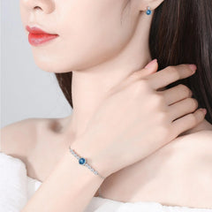Glistening Ocean Bracelet | S925 Silver | Liora Crystal