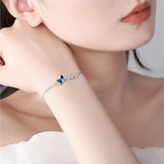 Starlight Butterfly Bracelet | S925 Silver | Liora Crystal
