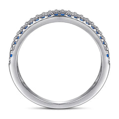 Frost Wave Band ring | S925 silver | Liora Gems
