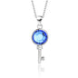 Liora Key Necklace | S925 Silver | Liora Crystal