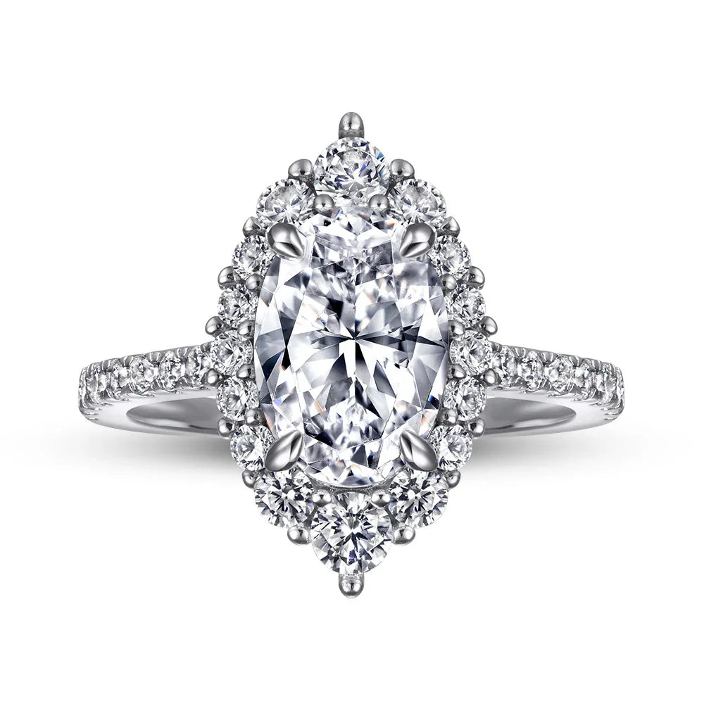 2ct Celestial Oval Ring | S925 Silver | Liora Gems