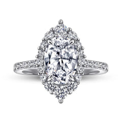 2ct Celestial Oval Ring | S925 Silver | Liora Gems
