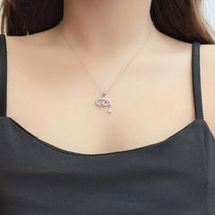 The DEMONIC Eye Necklace | S925 silver | Liora Crystal