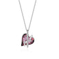 The OCEAN HEART Necklace  | S925 Silver | Liora Crystal