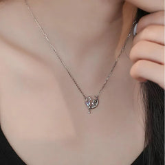 Moonlit Whiskers Necklace  | S925 Silver | Liora Crystal