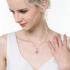 Forest Whisper Necklace | S925 Silver | Moss Agate