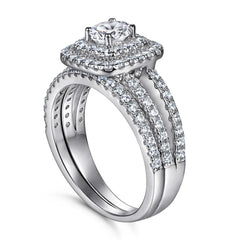 Eclipse Halo Ring | S925 Silver | Liora Gems