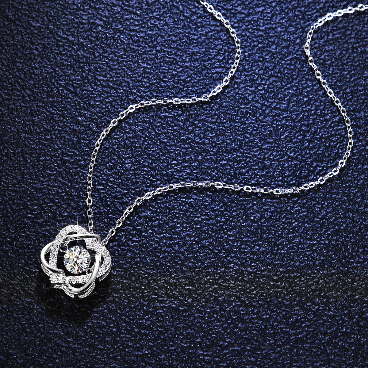 Heartbeat Sparkle Necklace - Liora