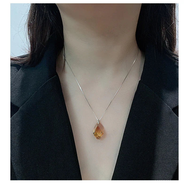 Prism Necklace  | S925 Silver | Liora Crystal