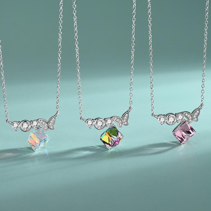 Sugarwing Butterfly Necklace  | S925 Silver | Liora Crystal