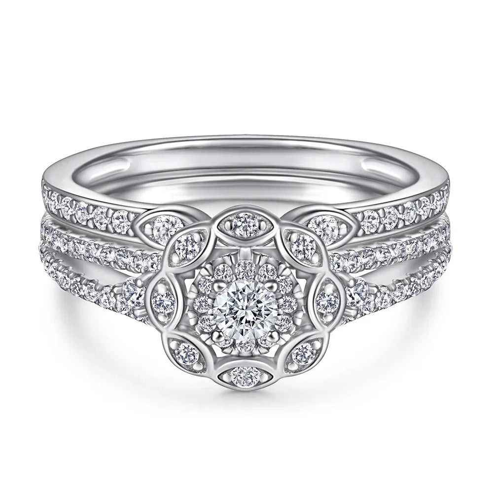 Luminary Ensemble Ring | S925 Silver | Liora Gems