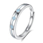 Lattice Glow Band and Dream Bow Band | S925 Silver | Luminous enamel