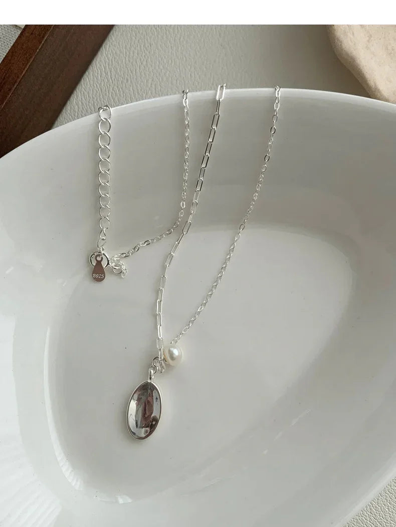 Silver Shadow and Pearl Rhyme | S925 Silver