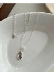 Silver Shadow and Pearl Rhyme | S925 Silver