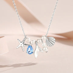 Ocean Reverie Necklace | S925 Silver | Liora Gem