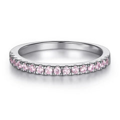 Rosy Halo Ring | S925 Silver | Liora Gems