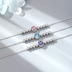 Glistening Ocean Bracelet | S925 Silver | Liora Crystal