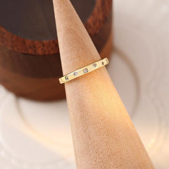 Gilded Stardust Ring | Sustainable Metal | Liora Gems
