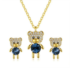 Treasure Cub Jewelry Set | S925 Silver | Liora Crystal