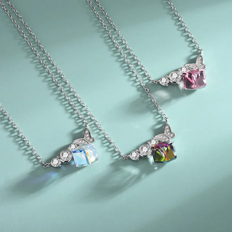 Sugarwing Butterfly Necklace  | S925 Silver | Liora Crystal