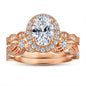 1.5ct Stellar Halo Ring | S925 Silver | Liora Gems