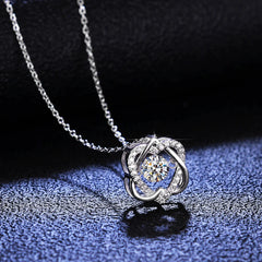Heartbeat Sparkle Necklace - Liora
