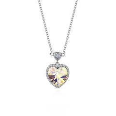 "Heart’s Vow" Necklace | S925 Silver | Liora Crystal