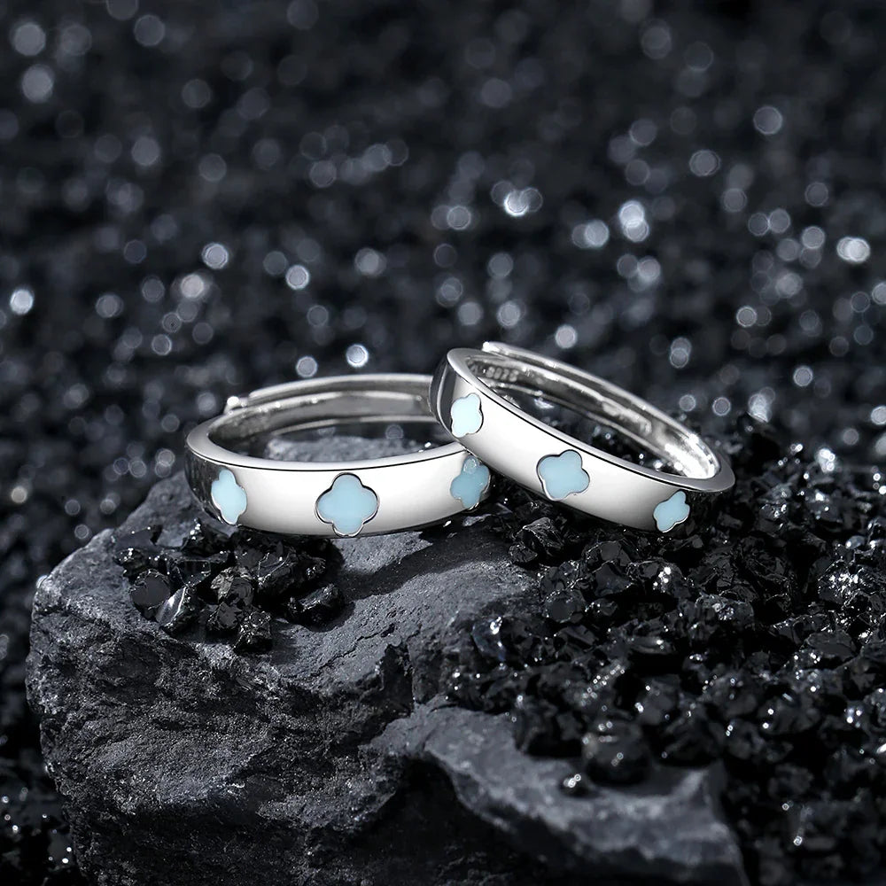 Clover Guardian and Clover Grace  | S925 Silver | Luminous enamel