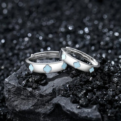 Clover Guardian and Clover Grace  | S925 Silver | Luminous enamel