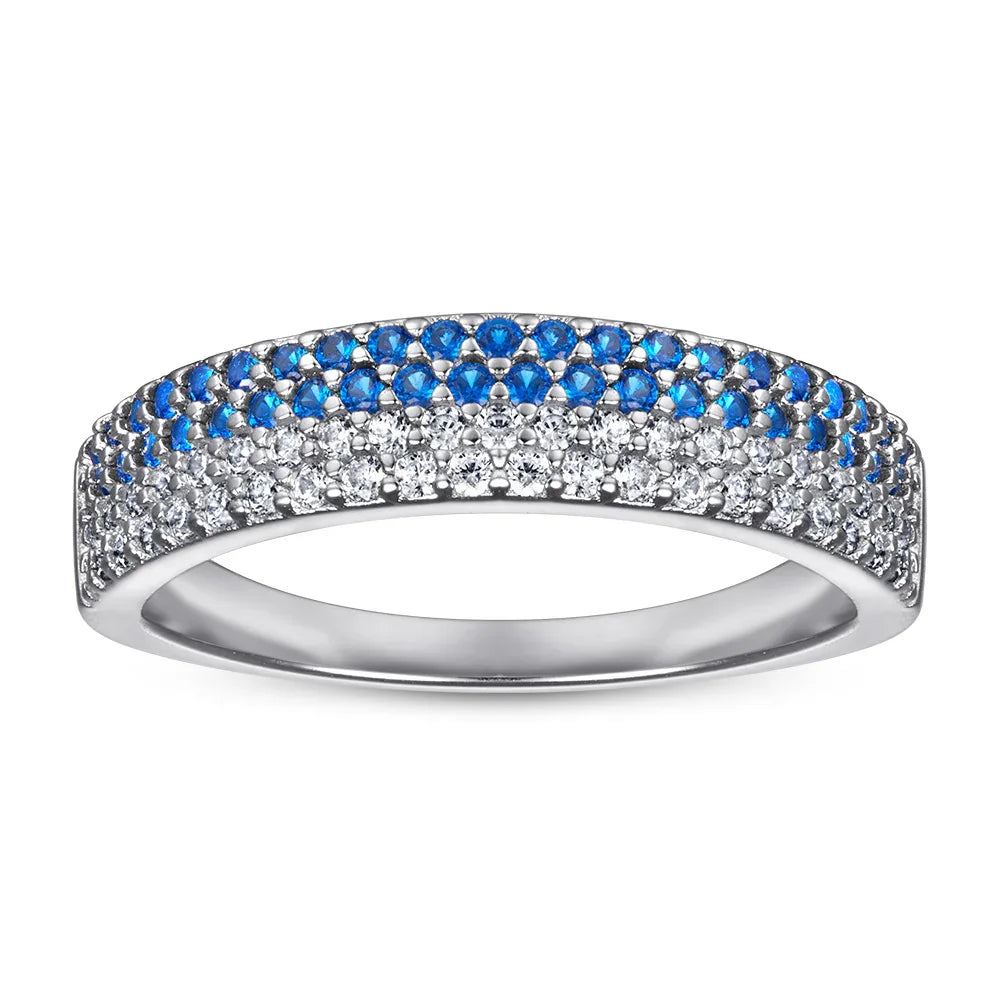 Frost Wave Band ring | S925 silver | Liora Gems