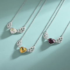 Celestial Heart Necklace  | S925 Silver | Liora Crystal