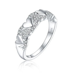 Heart Shimmer Ring | S925 Silver | Liora Gems