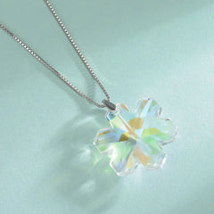 Frostlight Snowflake Necklace  | S925 Silver | Liora Crystal