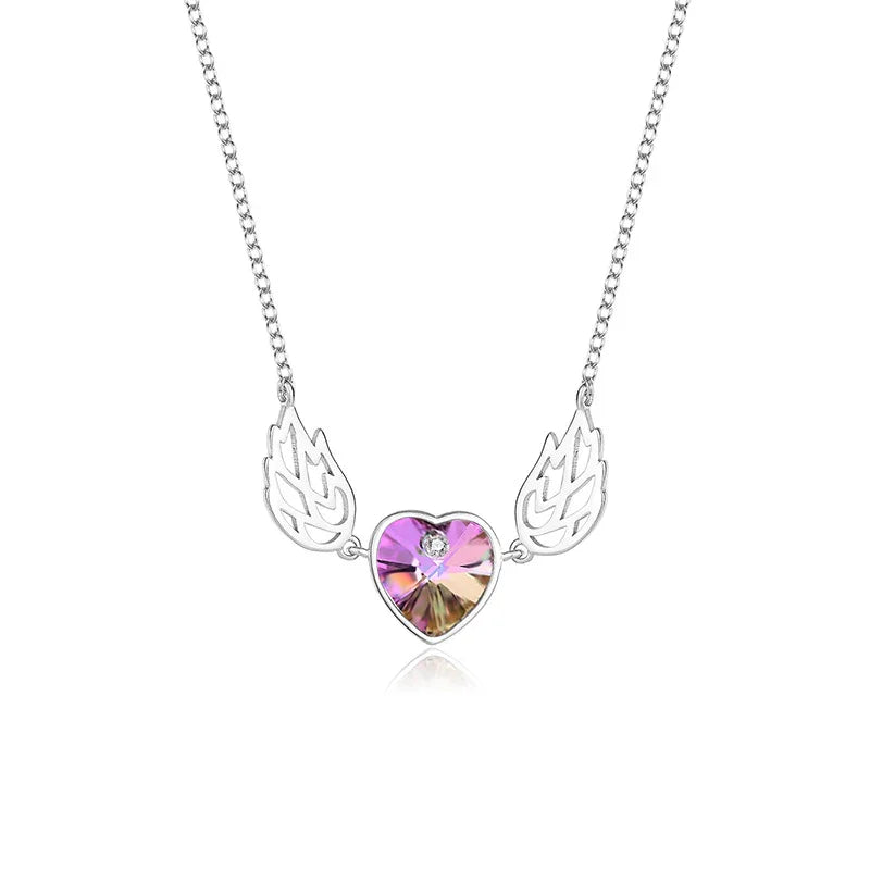 Celestial Heart Necklace  | S925 Silver | Liora Crystal