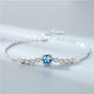 Glistening Ocean Bracelet | S925 Silver | Liora Crystal