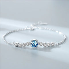 Glistening Ocean Bracelet | S925 Silver | Liora Crystal