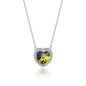 Ocean’s Heart Pendant Necklace | S925 silver | Liora Crystal