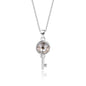 Liora Key Necklace | S925 Silver | Liora Crystal
