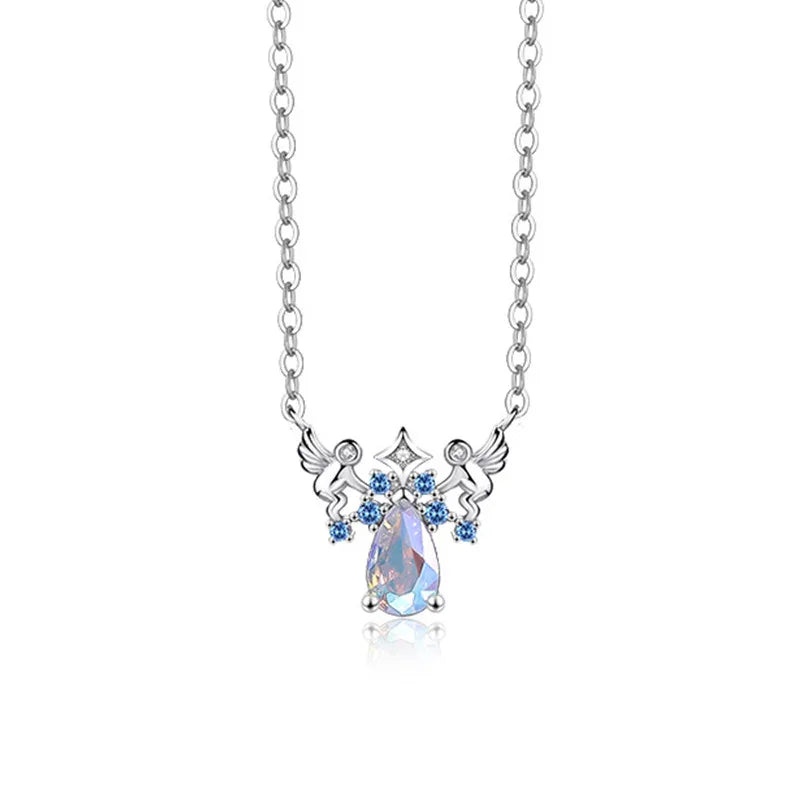Celestial Guardians Zodiac Necklace | S925 Silver | Liora Crystal