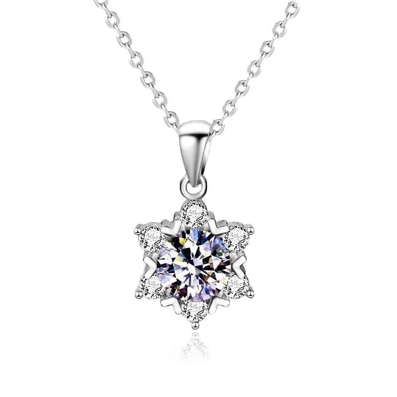 the Snowflake Necklace - Liora